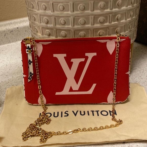 Louis Vuitton Bags Authentic Louis Vuitton Double Zip Pouchette